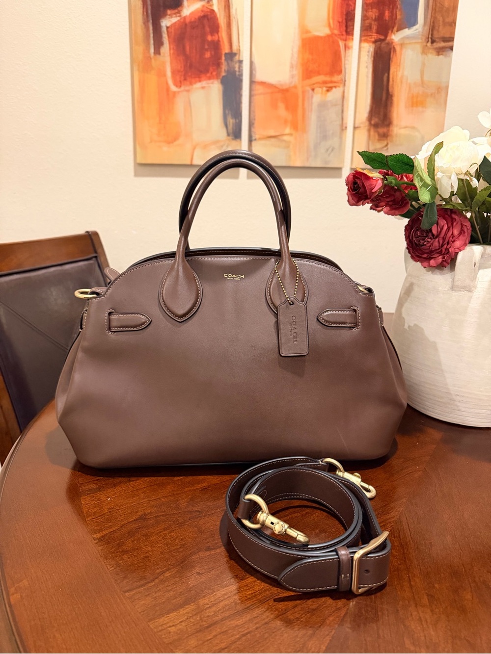 Coach Empire 35 Carryall in Maple